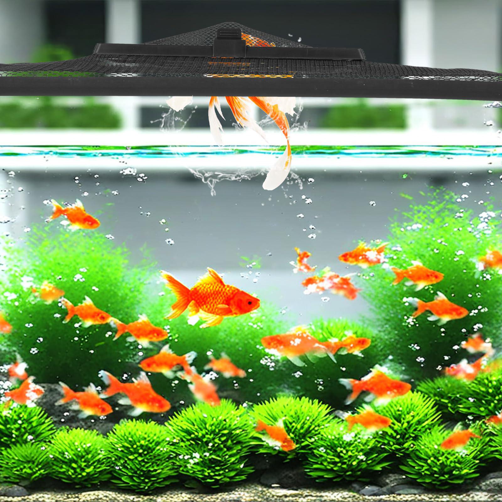 Aquarium Fish Jump Guard - غطاء علوي لحوض السمك مع شبكة