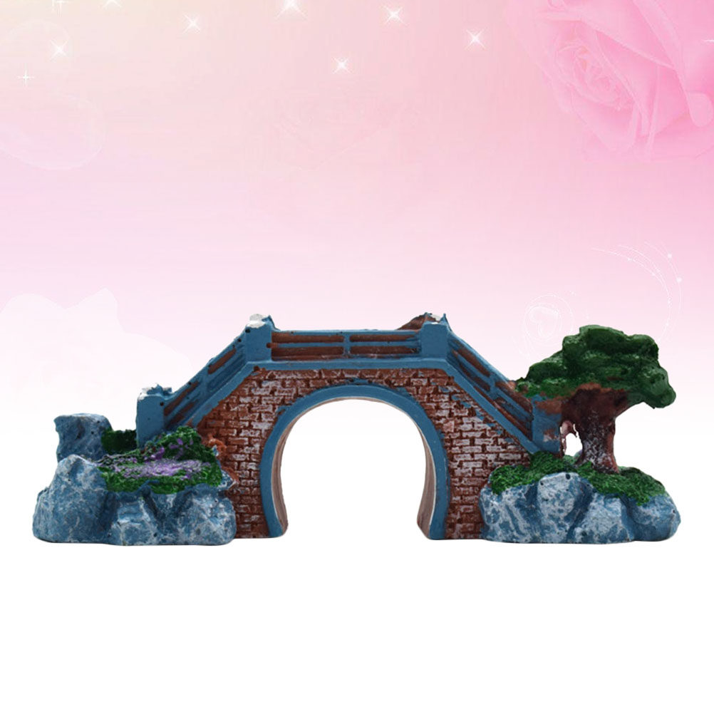 Aquarium Fish Bridge - زينة حوض السمك على شكل جسر