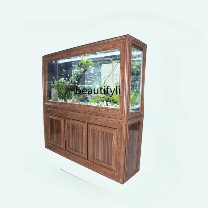 Aquarium Fish Live - خزان الأسماك الصينية غرفة المعيشة الكبيرة