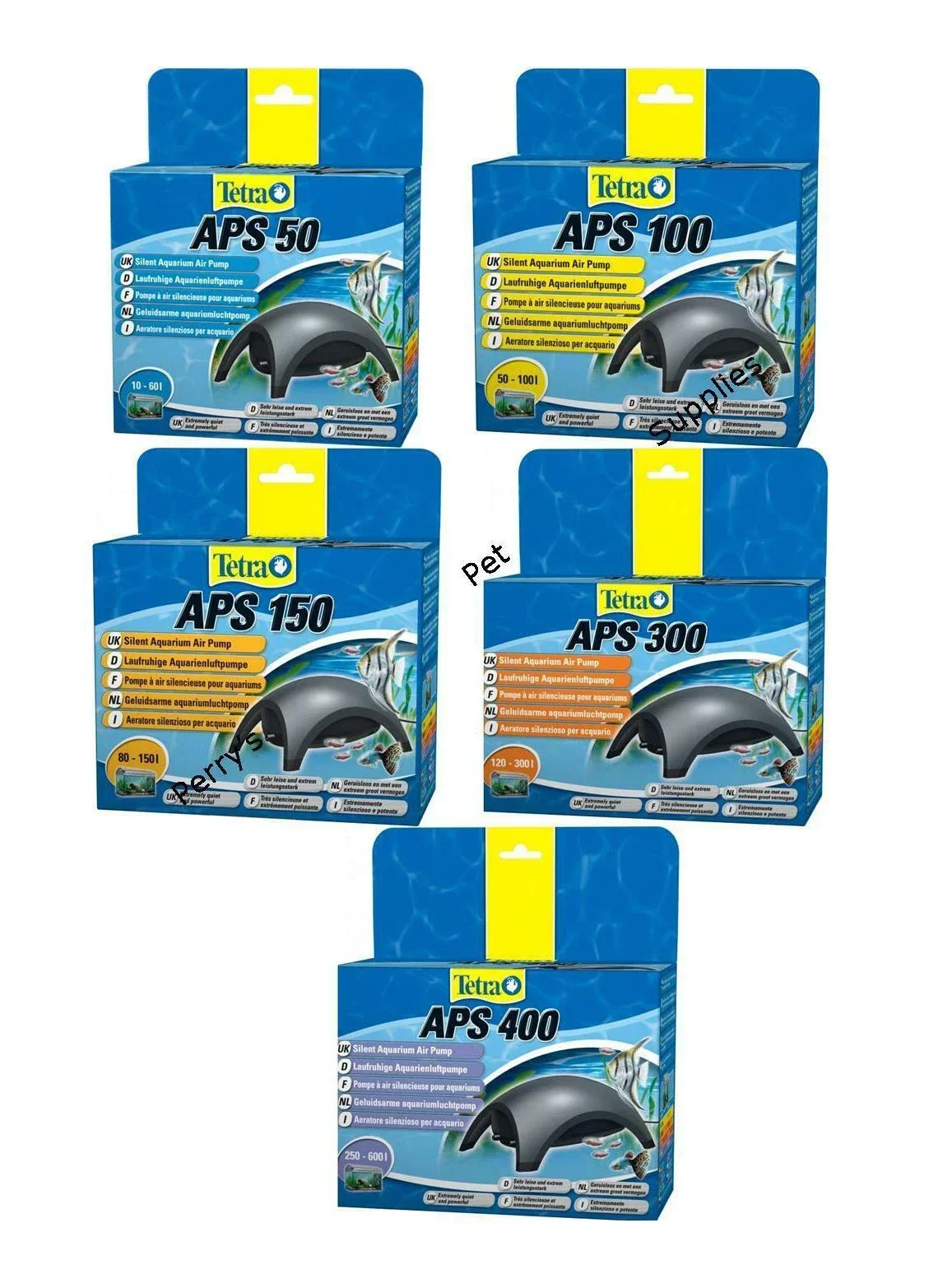 Tetra Fish In Aquarium - مضخات هواء تيترا APS 50 100