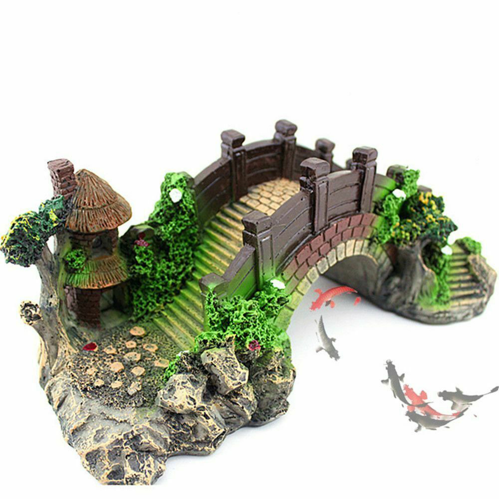 Aquarium Fish Bridge - اكسسوارات حوض السمك نبات شجرة أربور