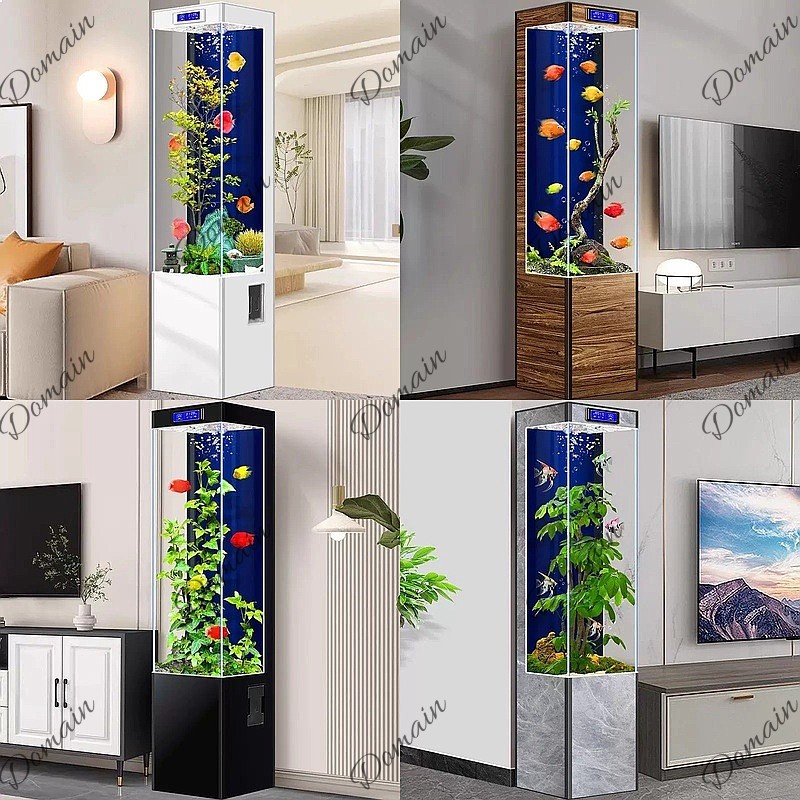 Aquarium Fish Low Maintenance - حوض سمك مخصص بسيط لغرفة المعيشة،