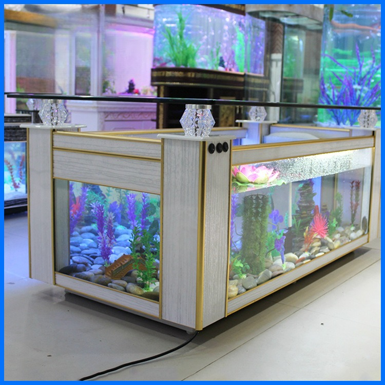 Aquarium Fish Live - طاولة قهوة على شكل حوض أسماك