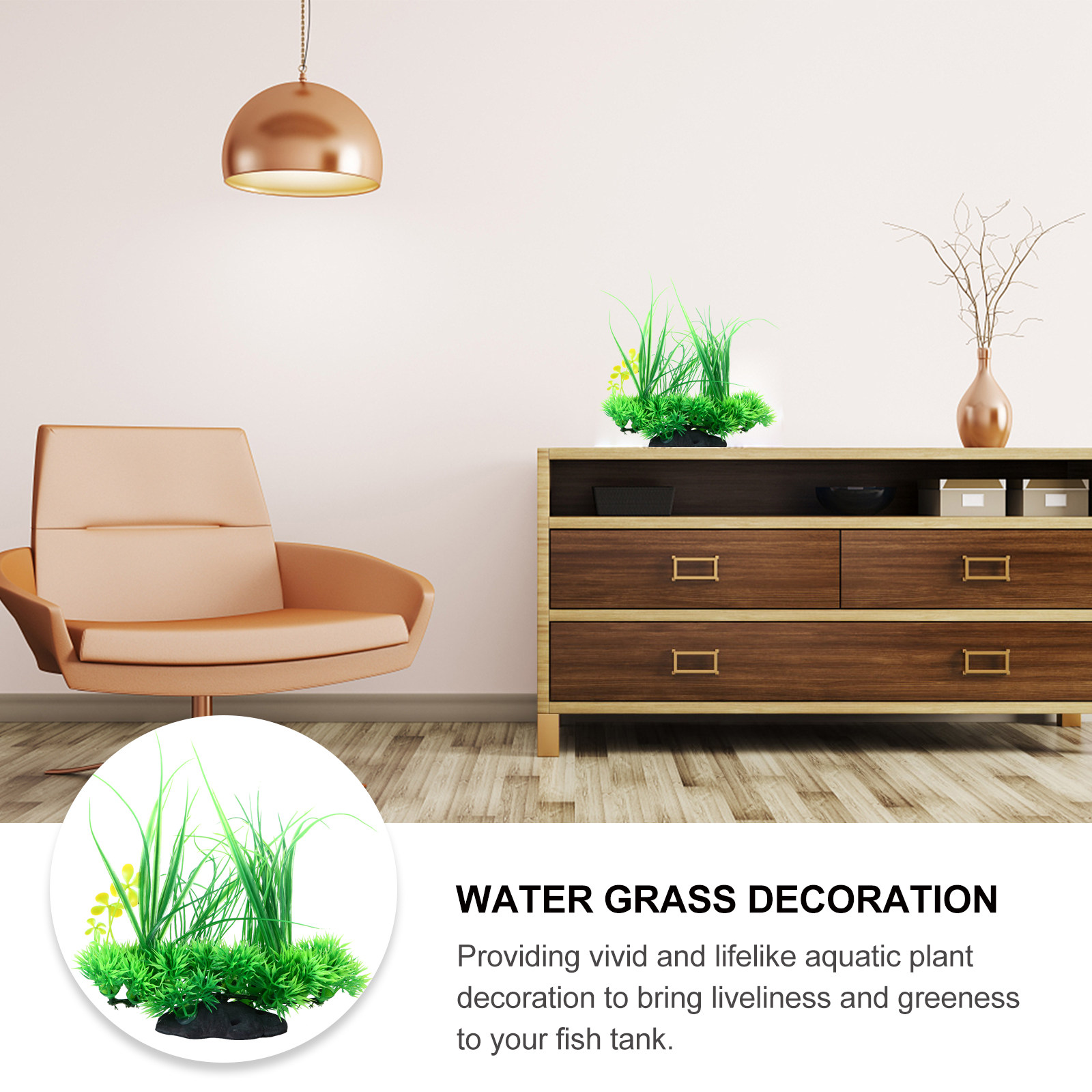 قطعتان من النباتات المائية الا - مراجعة Aquarium Fish Low Maintenance وسعره