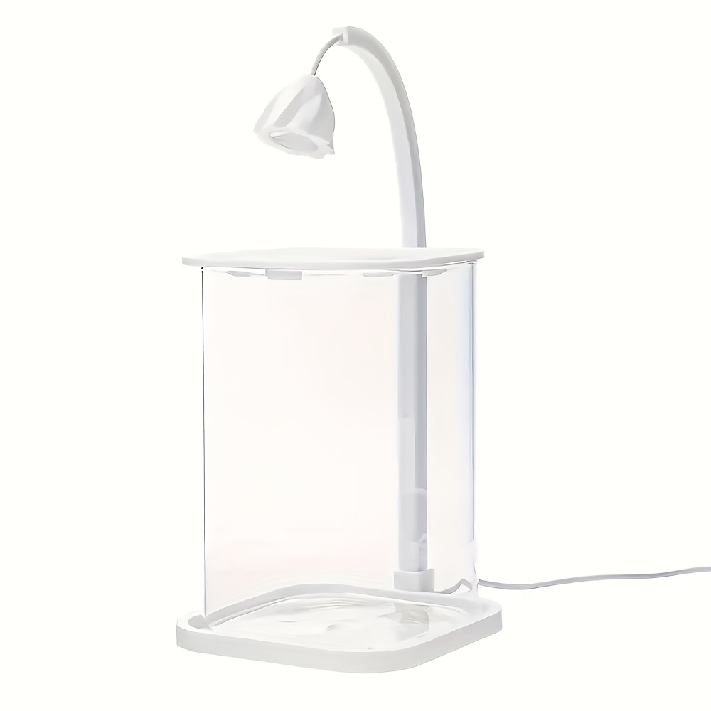 حوض أسماك صغير بدون إطار مع غط - مراجعة Aquarium Fish Low Maintenance وسعره