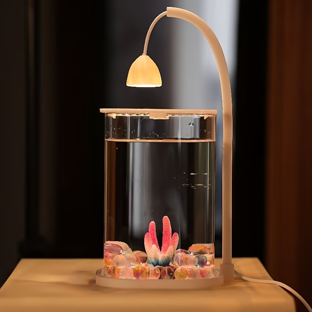 حوض أسماك صغير بدون إطار مع غط - مراجعة Aquarium Fish Low Maintenance وسعره