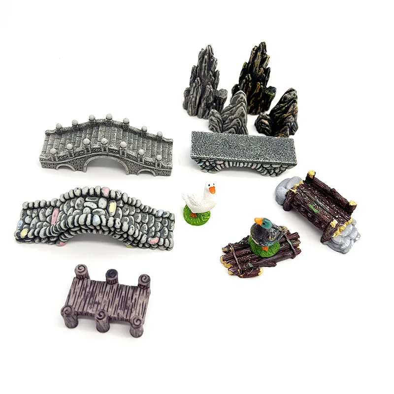 ديكور جسر راتنج صغير لحوض السم - مراجعة Aquarium Fish Bridge وسعره
