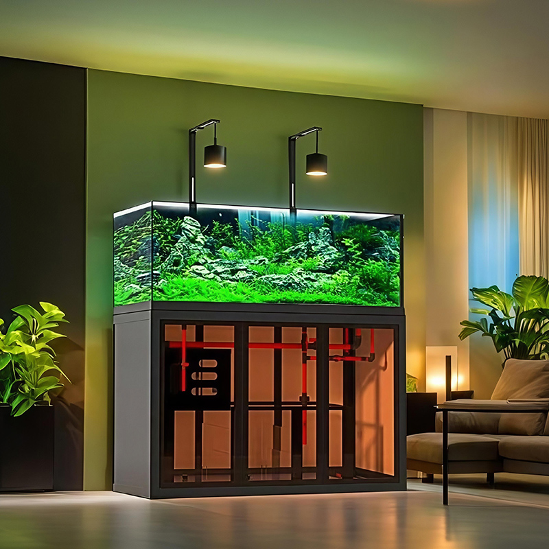 حوض أسماك بتصميم صناعي، نظام ت - مراجعة Aquarium Fish Low Maintenance وسعره