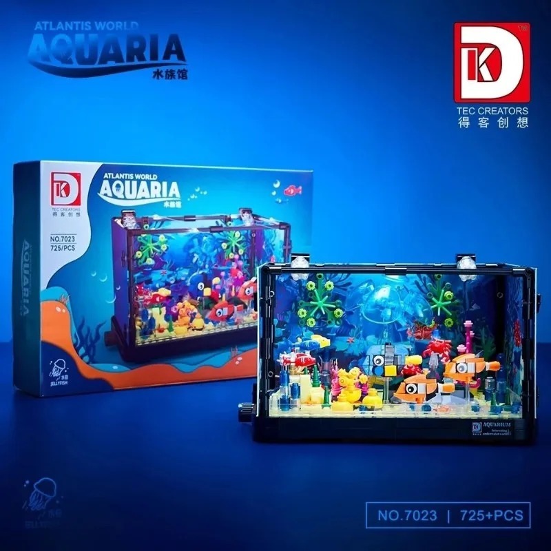 مجموعة مكعبات بناء حوض أسماك ا - مراجعة Aquarium Fish World وسعره