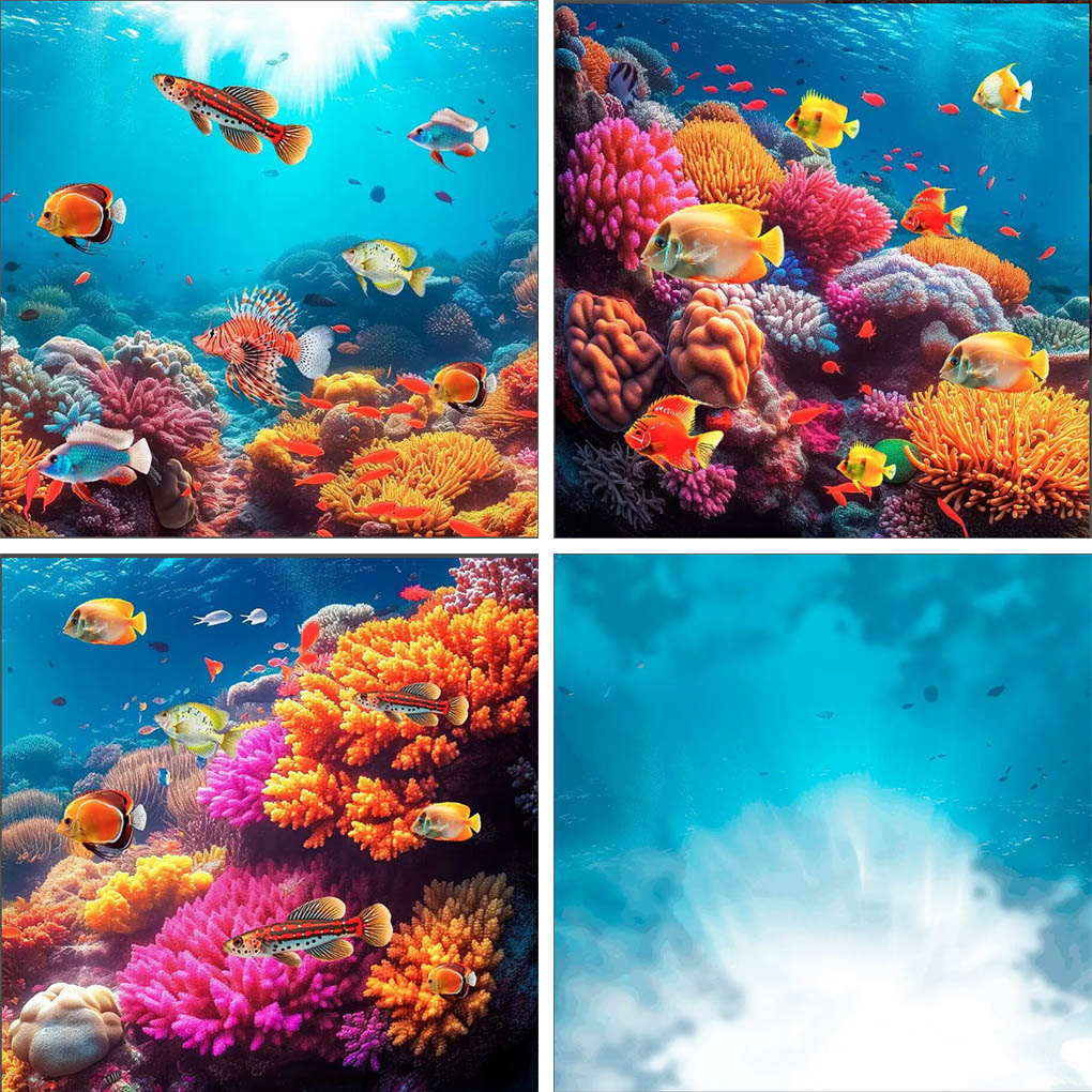خلفية تصوير لعالم تحت الماء من - مراجعة Aquarium Fish World وسعره
