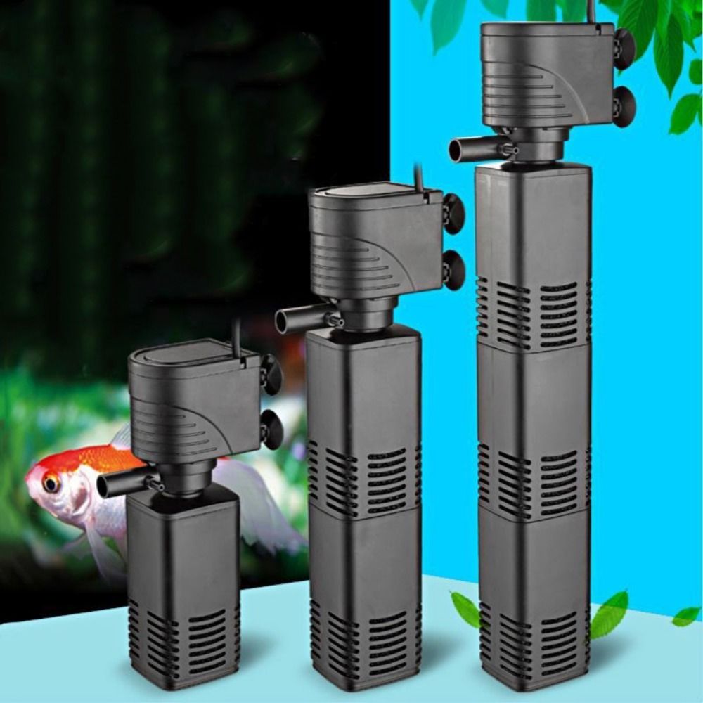 البلاستيك 3 في 1 فلتر خزان الأ - مراجعة Fish Tank Filter Aquarium وسعره