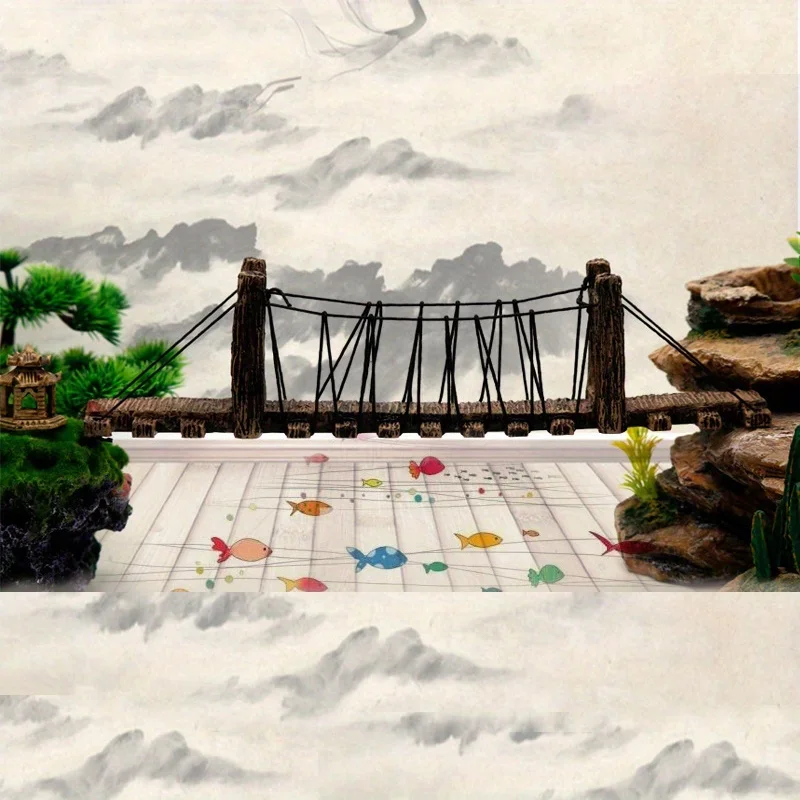 قطعة واحدة من زينة حوض السمك ع - مراجعة Aquarium Fish Bridge وسعره