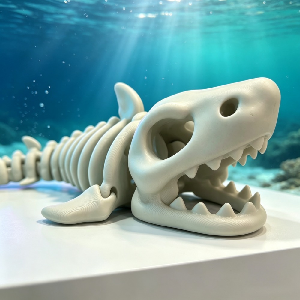 هيكل سمكة القرش للزينة في حوض  - مراجعة Aquarium Fish Only وسعره