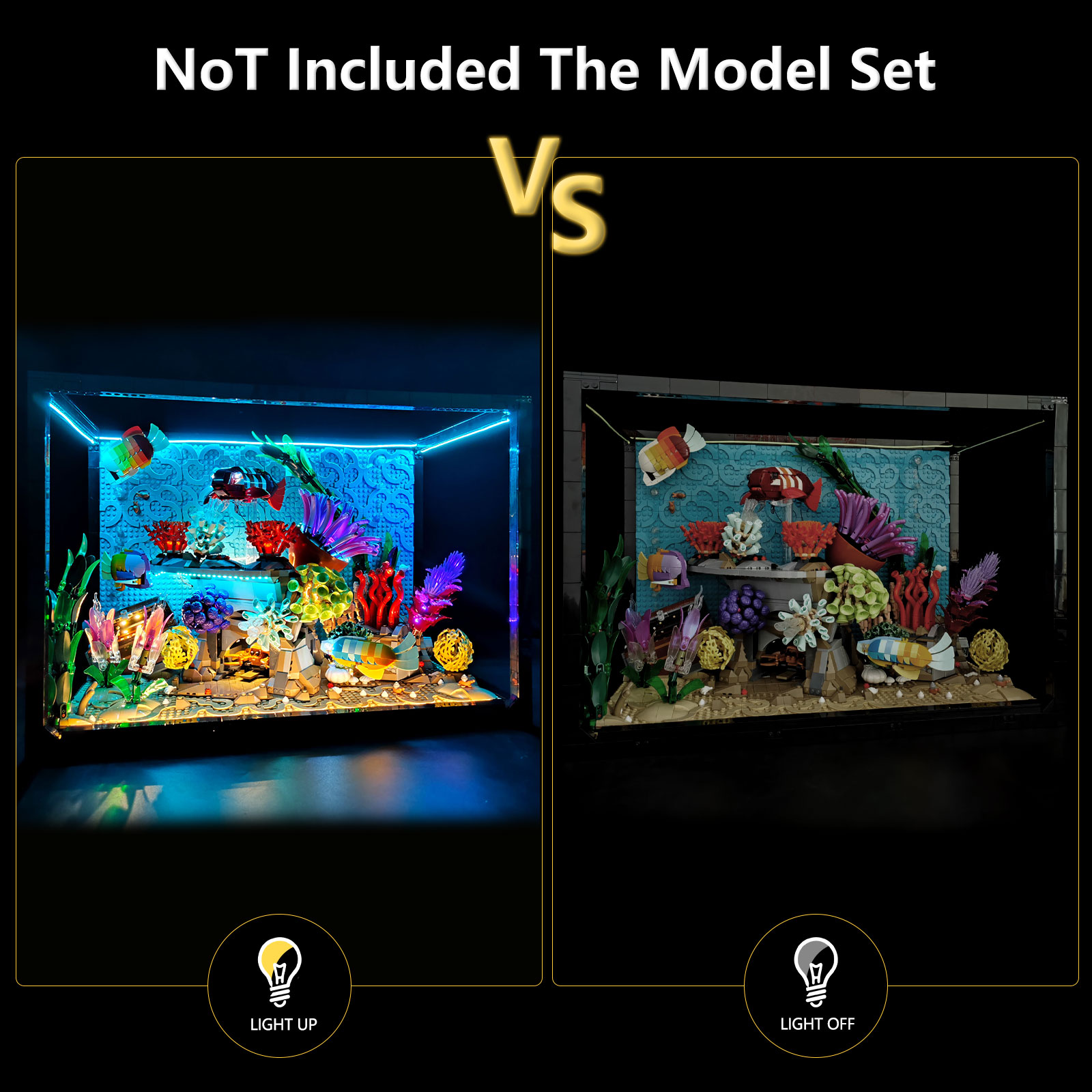 مجموعة إضاءة LED LYBMTWF متواف - مراجعة Aquarium Led Light وسعره