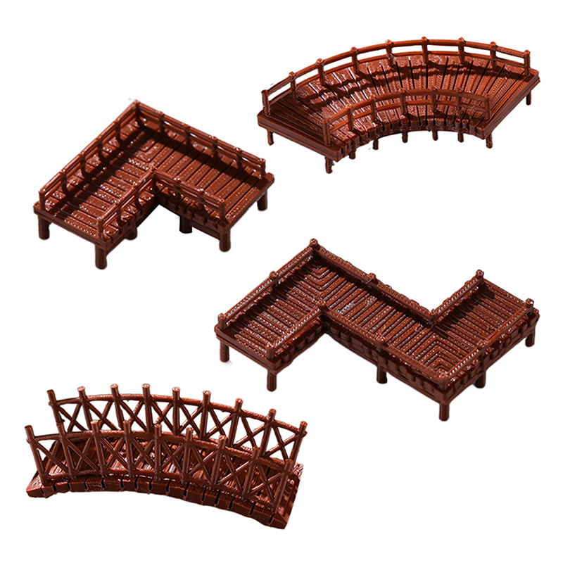 تمثال الجسر الصيني المشهد الصغ - مراجعة Aquarium Fish Bridge وسعره