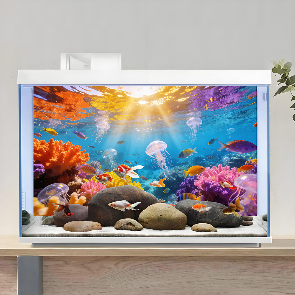 عالم ما تحت الماء، لوحة خلفية  - مراجعة Aquarium Fish World وسعره