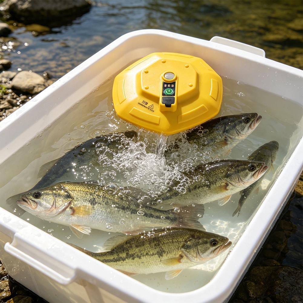مضخة أكسجين لاسلكية قابلة لإعا - مراجعة Aquarium Fish Care وسعره
