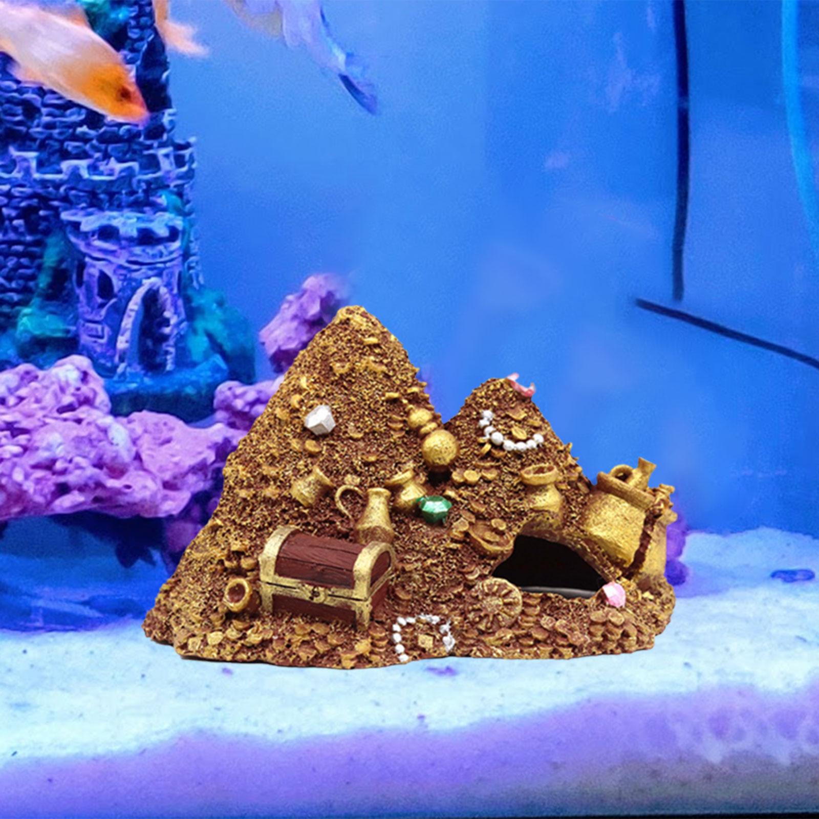 حوض السمك الجنينة مخبأ الكهوف  - مراجعة Aquarium Fish Bridge وسعره