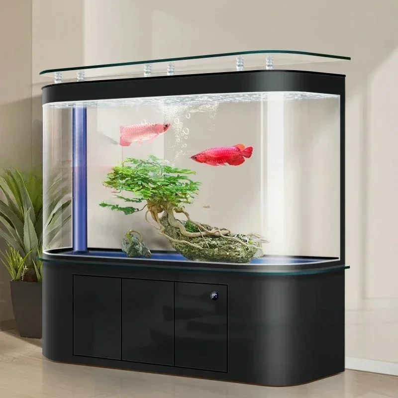 حوض سمك لغرفة المعيشة بتصميم ق - مراجعة Aquarium Fishland وسعره