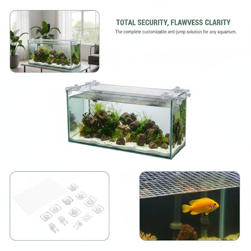 شبكة حماية موثوقة لحوض السمك ت - مراجعة Aquarium Fish Jump Guard وسعره