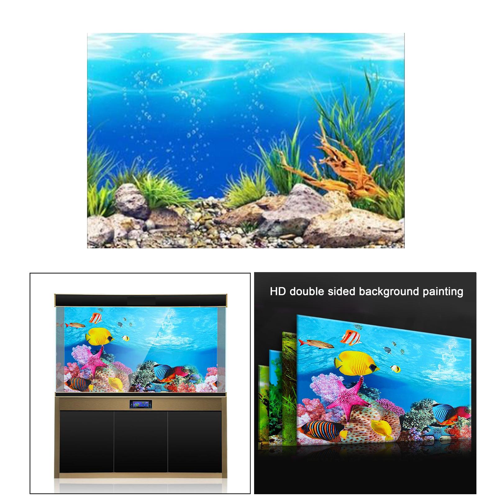ملصق خلفية ثلاثي الأبعاد لحوض  - مراجعة Aquarium Fish Poster وسعره