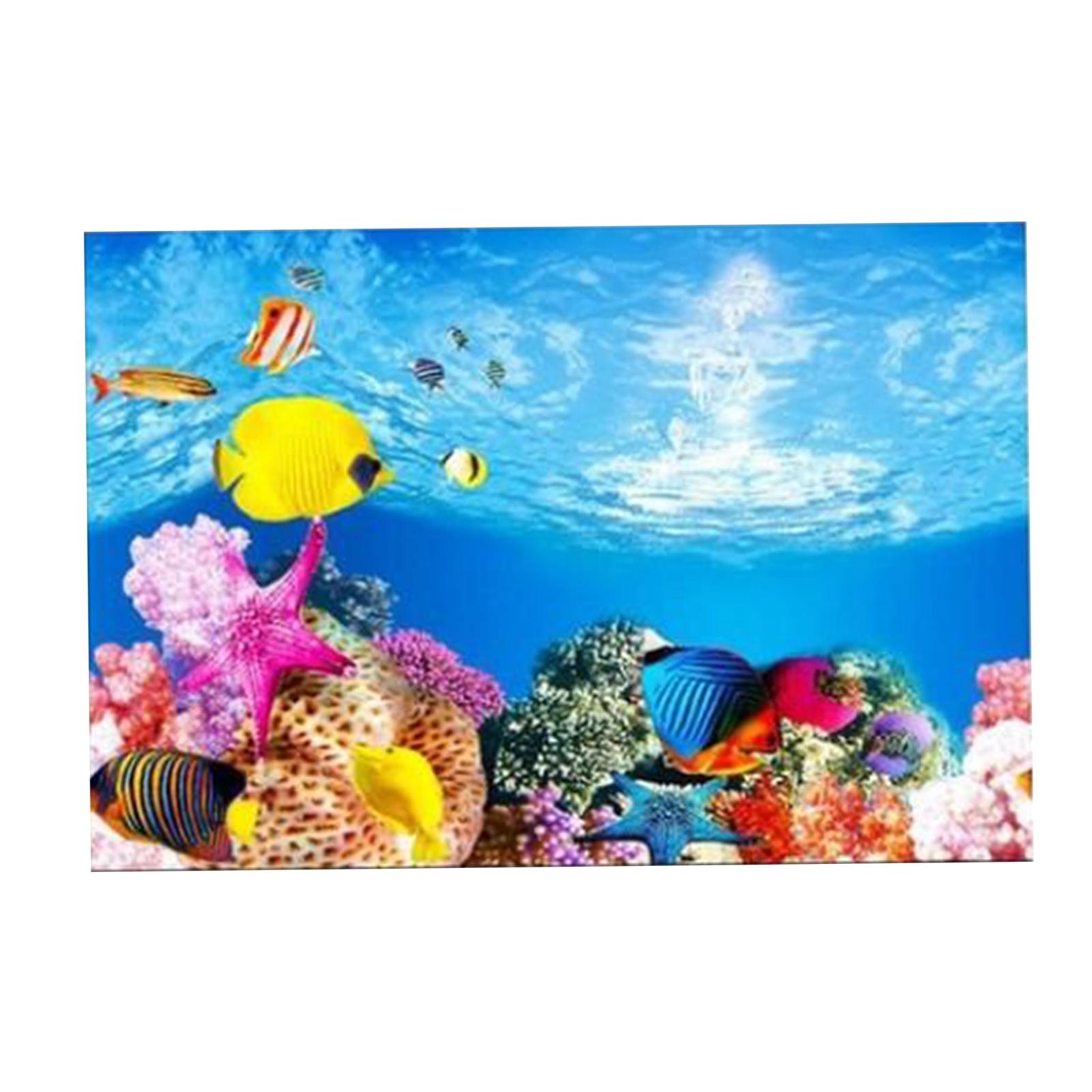 ملصق خلفية ثلاثي الأبعاد لحوض  - مراجعة Aquarium Fish Poster وسعره