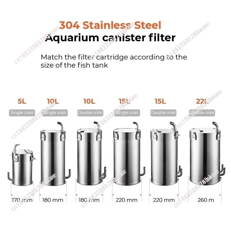 فلتر خارجي من الفولاذ المقاوم  - مراجعة Fish Tank Filter Aquarium وسعره