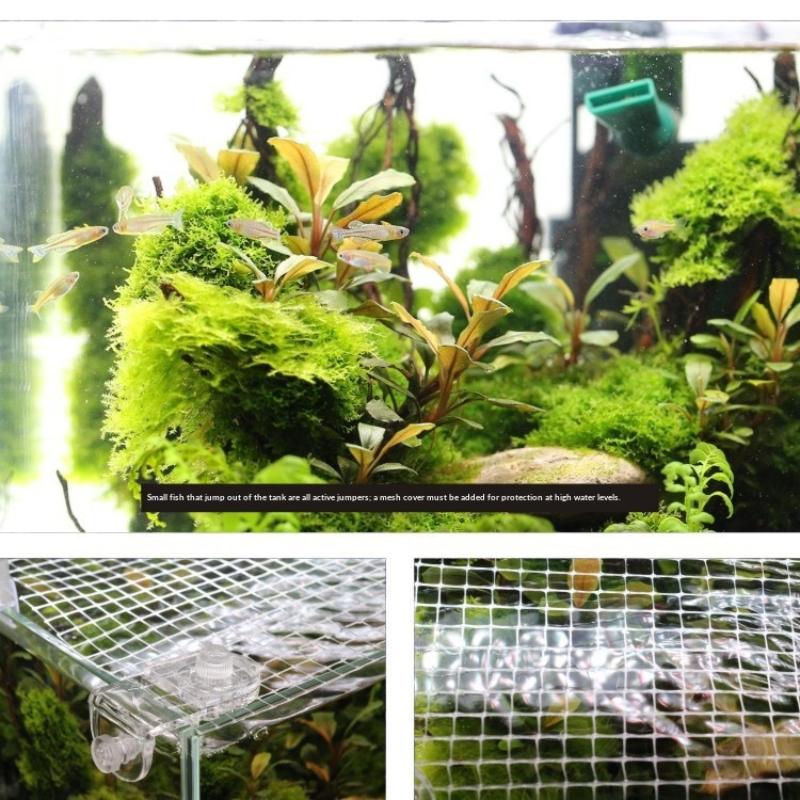 شبكة حماية لحوض السمك مضادة لل - مراجعة Aquarium Fish Jump Guard وسعره