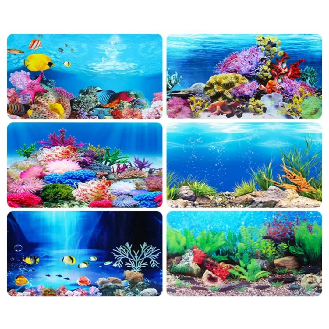 خلفية حوض السمك ثلاثية الأبعاد - مراجعة Aquarium Fish Poster وسعره