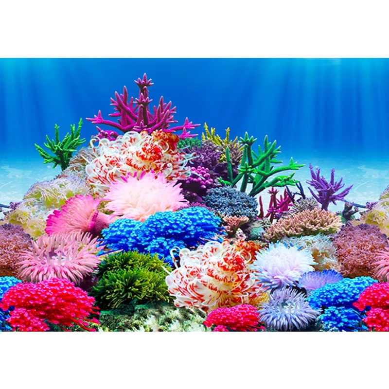 مرجان صناعي لحوض السمك 50 سم،  - مراجعة Aquarium Fish Wallpaper وسعره