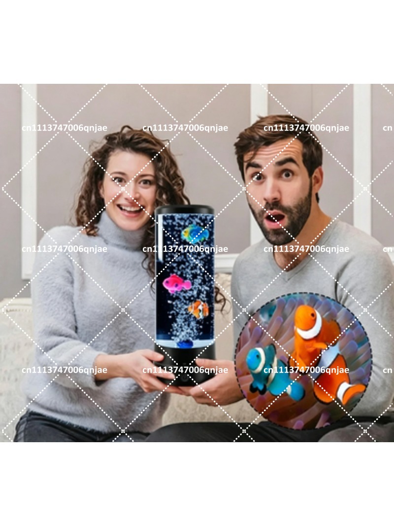 حوض سمك إلكتروني محاكي بإضاءة  - مراجعة Aquarium Led Light وسعره