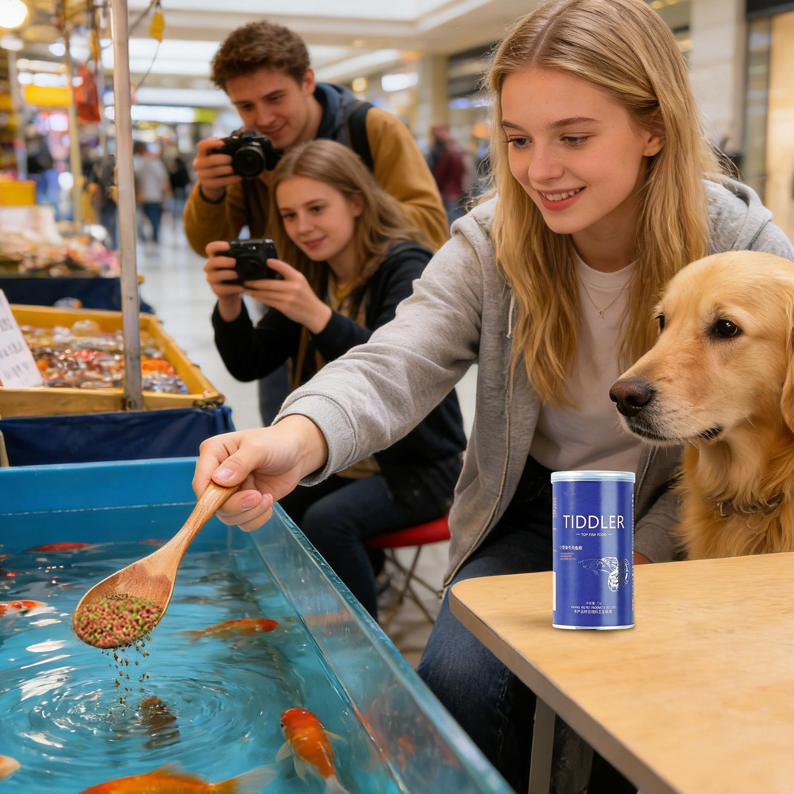 حبيبات طعام الأسماك، وجبة خفيف - مراجعة Aquarium Fish Store وسعره