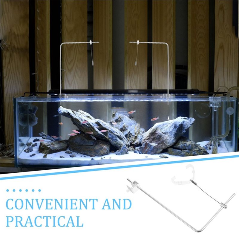 حامل إضاءة لحوض السمك ABMH مع  - مراجعة Aquarium Fish Light وسعره