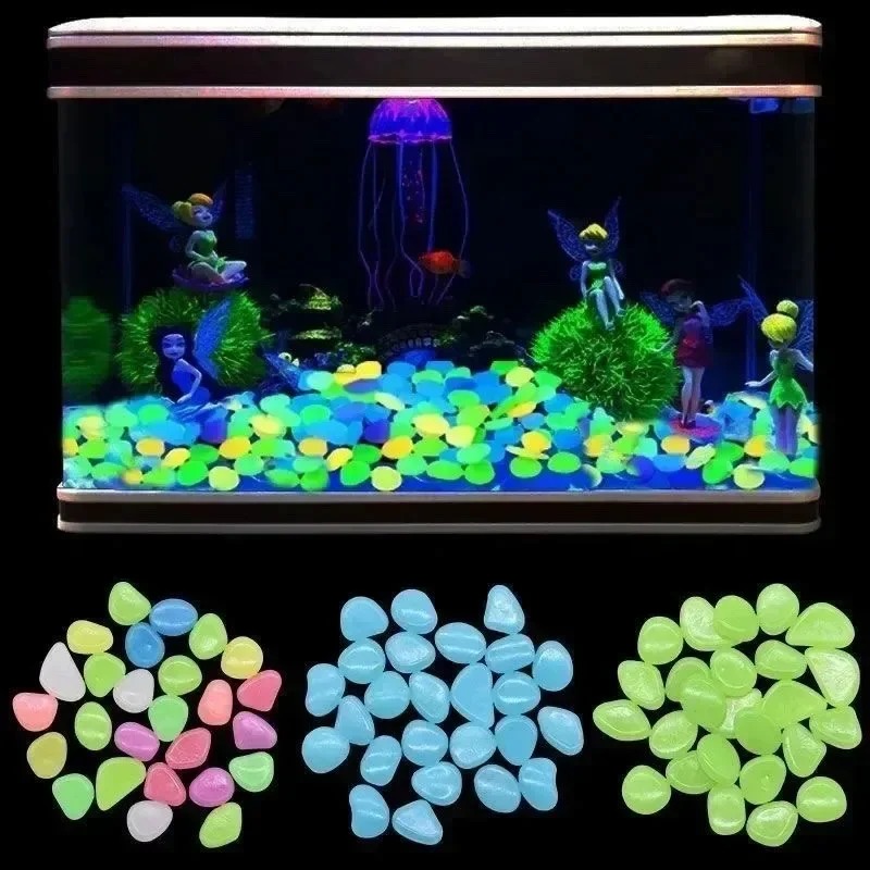 100-1000 قطعة صخرة مضيئة، حصى  - مراجعة Aquarium Fish Store وسعره