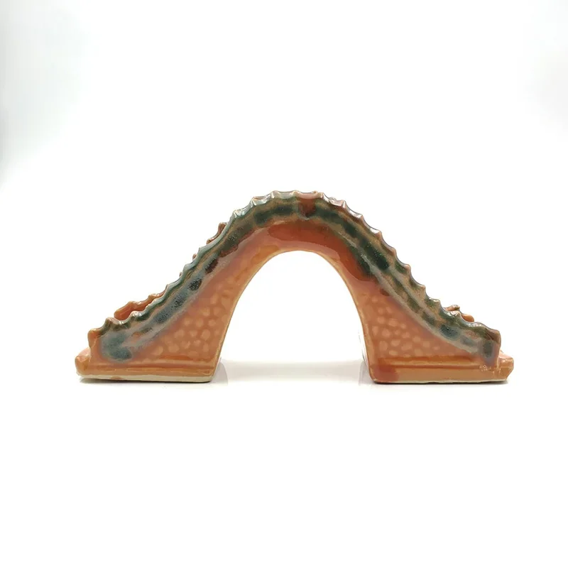 الراتنج السيراميك اليشم جسر خز - مراجعة Aquarium Fish Bridge وسعره