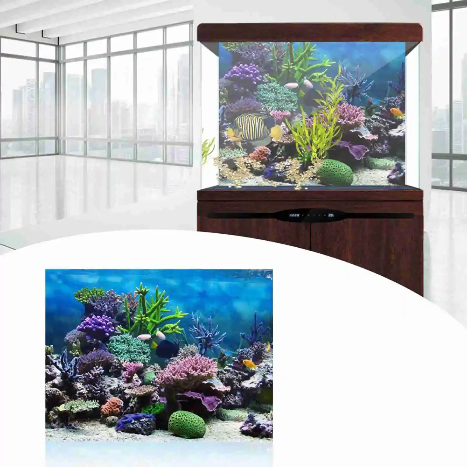 ملصق ثلاثي الأبعاد لحوض السمك  - مراجعة Aquarium Fish Poster وسعره