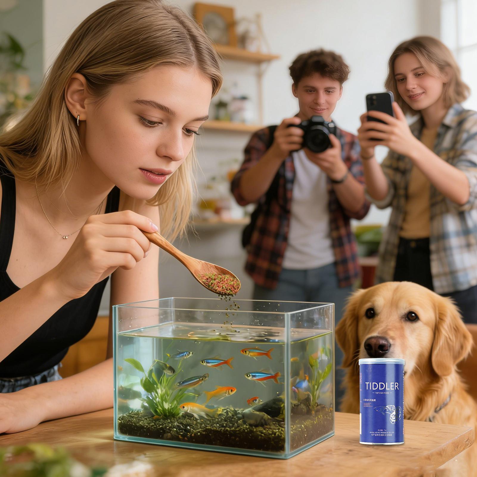 طعام أسماك الزينة، غذاء لأسماك - مراجعة Aquarium Fish Store وسعره
