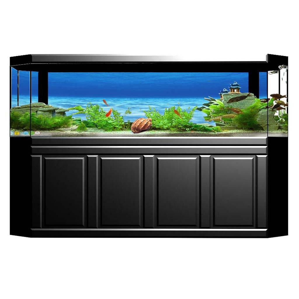 الجانب الزخرفية حوض السمك خلفي - مراجعة Aquarium Fish World وسعره