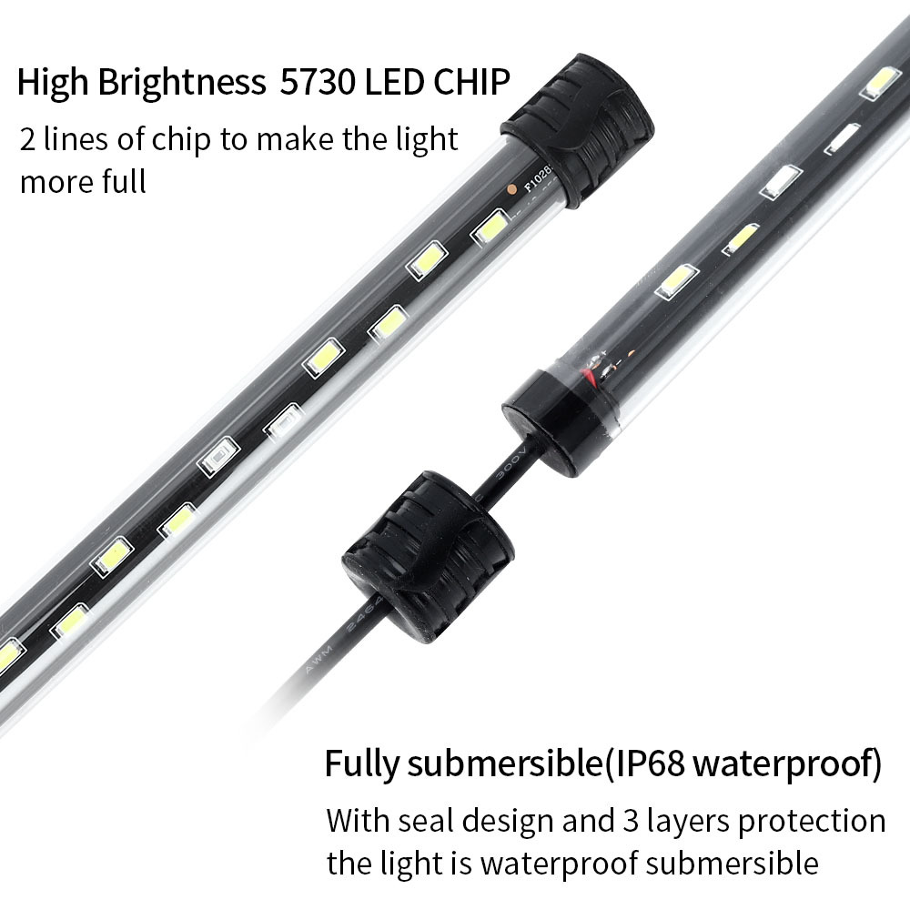 90-260 فولت حوض السمك ضوء LED  - مراجعة Aquarium Fish Only وسعره