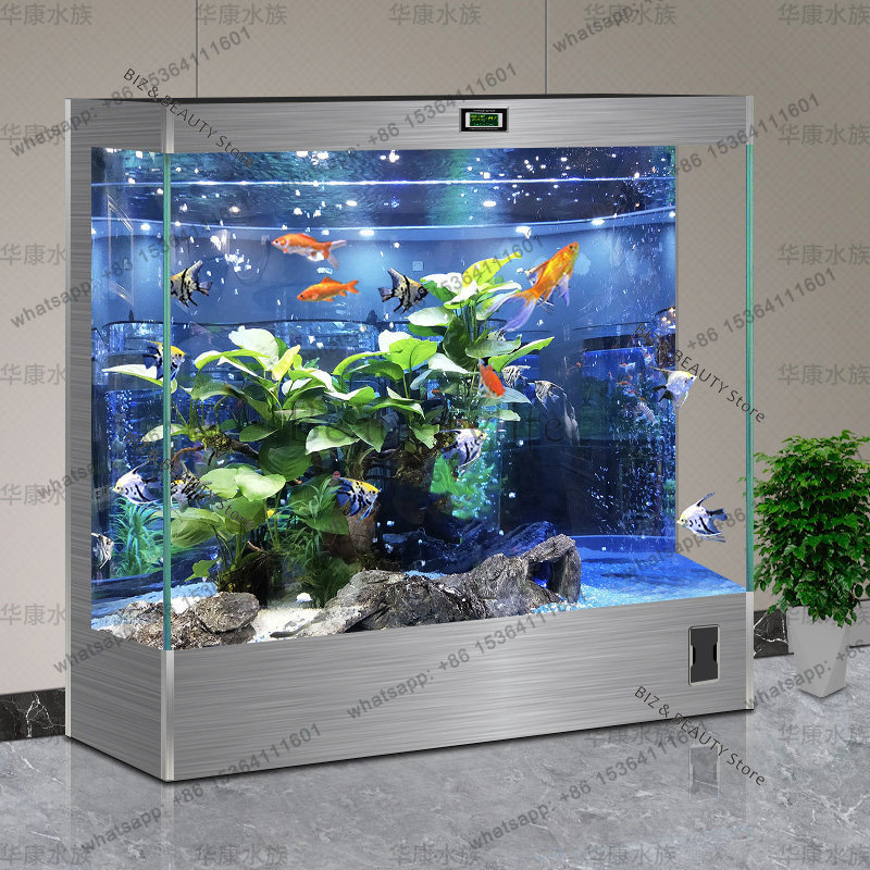 حوض أسماك زجاجي فائق البياض من - مراجعة Aquarium Fish Low Maintenance وسعره