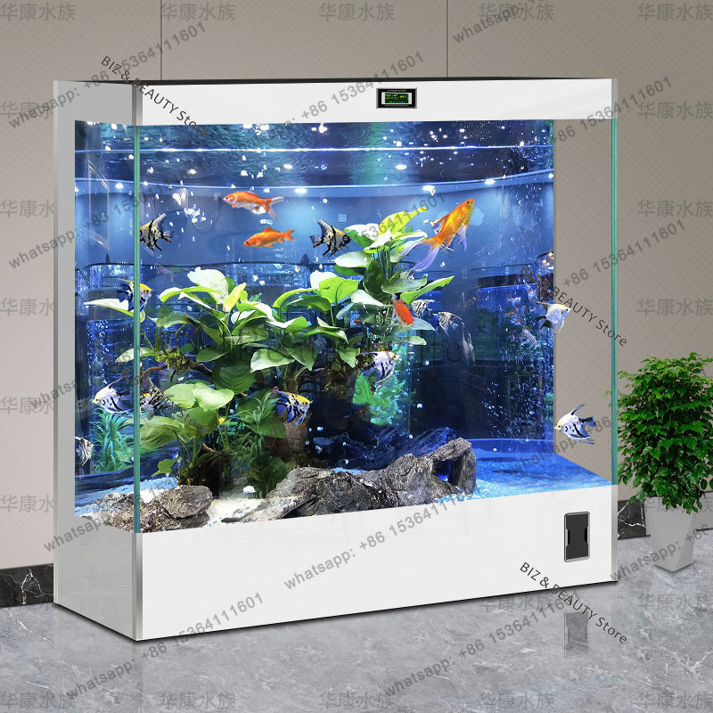 حوض أسماك زجاجي فائق البياض من - مراجعة Aquarium Fish Low Maintenance وسعره