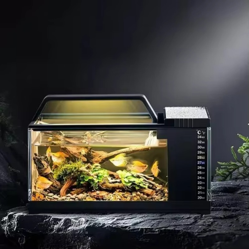 حوض سمك على الطراز الأمريكي ال - مراجعة Aquarium Fish Low Maintenance وسعره