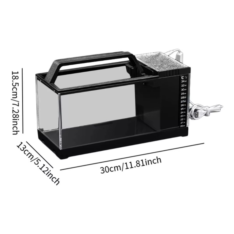 حوض سمك على الطراز الأمريكي ال - مراجعة Aquarium Fish Low Maintenance وسعره