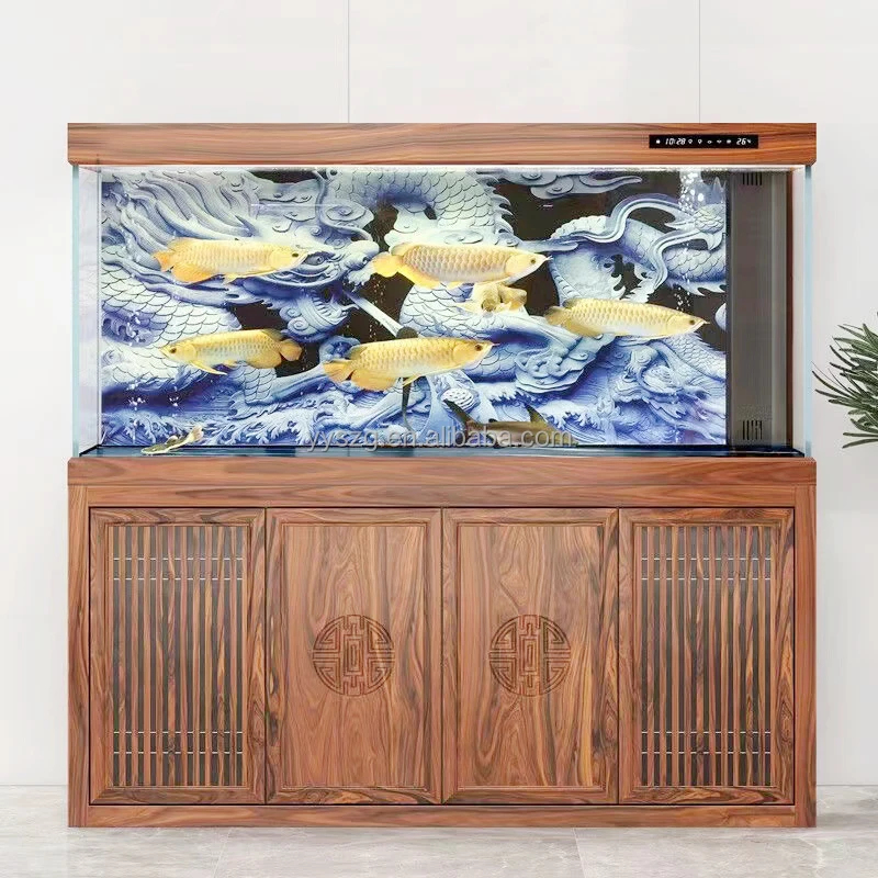 حوض سمك زجاجي مستطيل فاخر مخصص - مراجعة Aquarium Fish Live وسعره