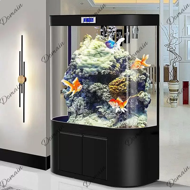 حوض سمك كبير B80 للغرفة المعيش - مراجعة Aquarium Fish Low Maintenance وسعره