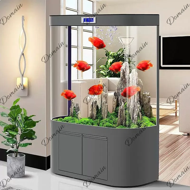 حوض سمك كبير B80 للغرفة المعيش - مراجعة Aquarium Fish Low Maintenance وسعره