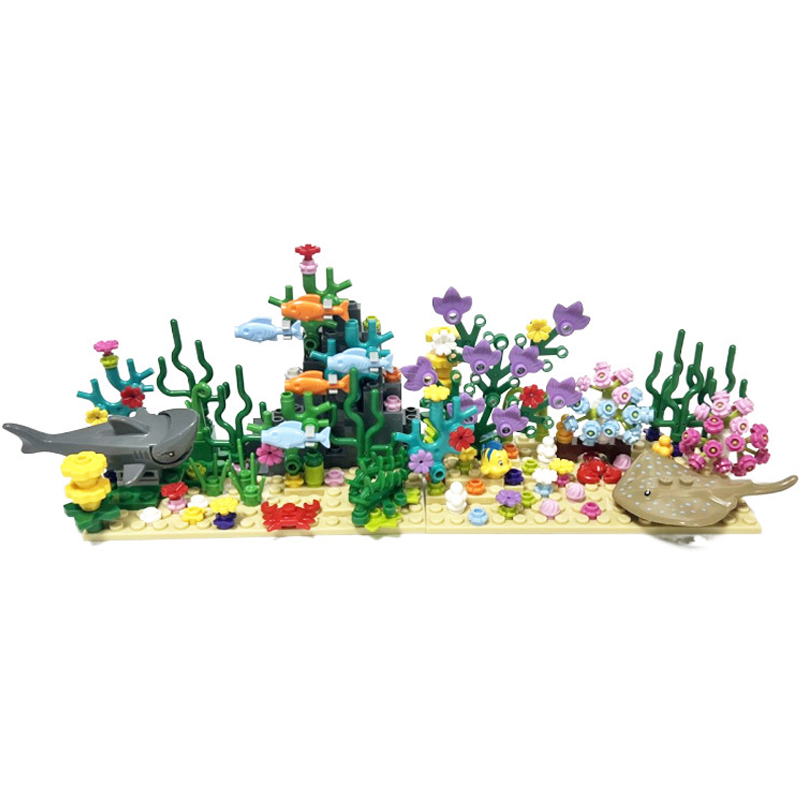 مجموعة مكعبات بناء مدينة MOC:  - مراجعة Aquarium Fish World وسعره