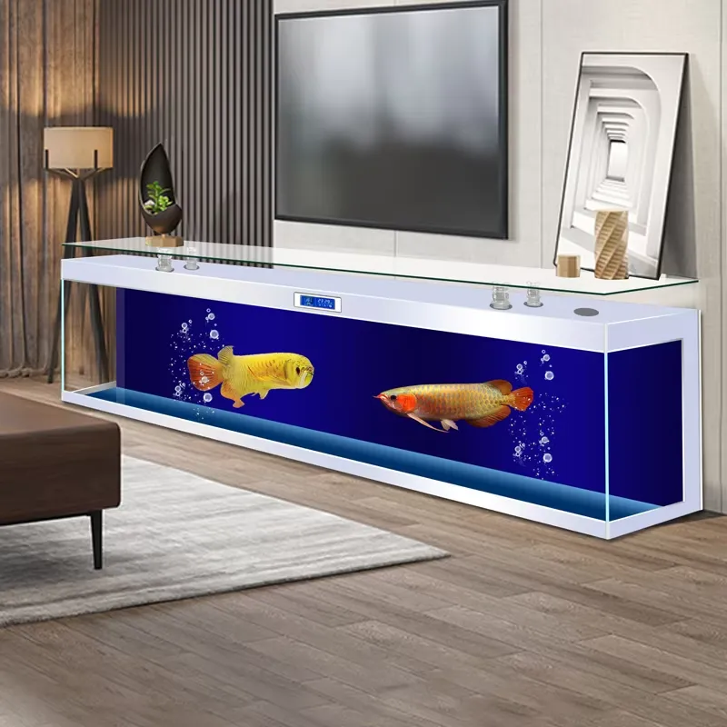 حامل تلفزيون مربع مع حوض سمك ك - مراجعة Aquarium Fish Low Maintenance وسعره