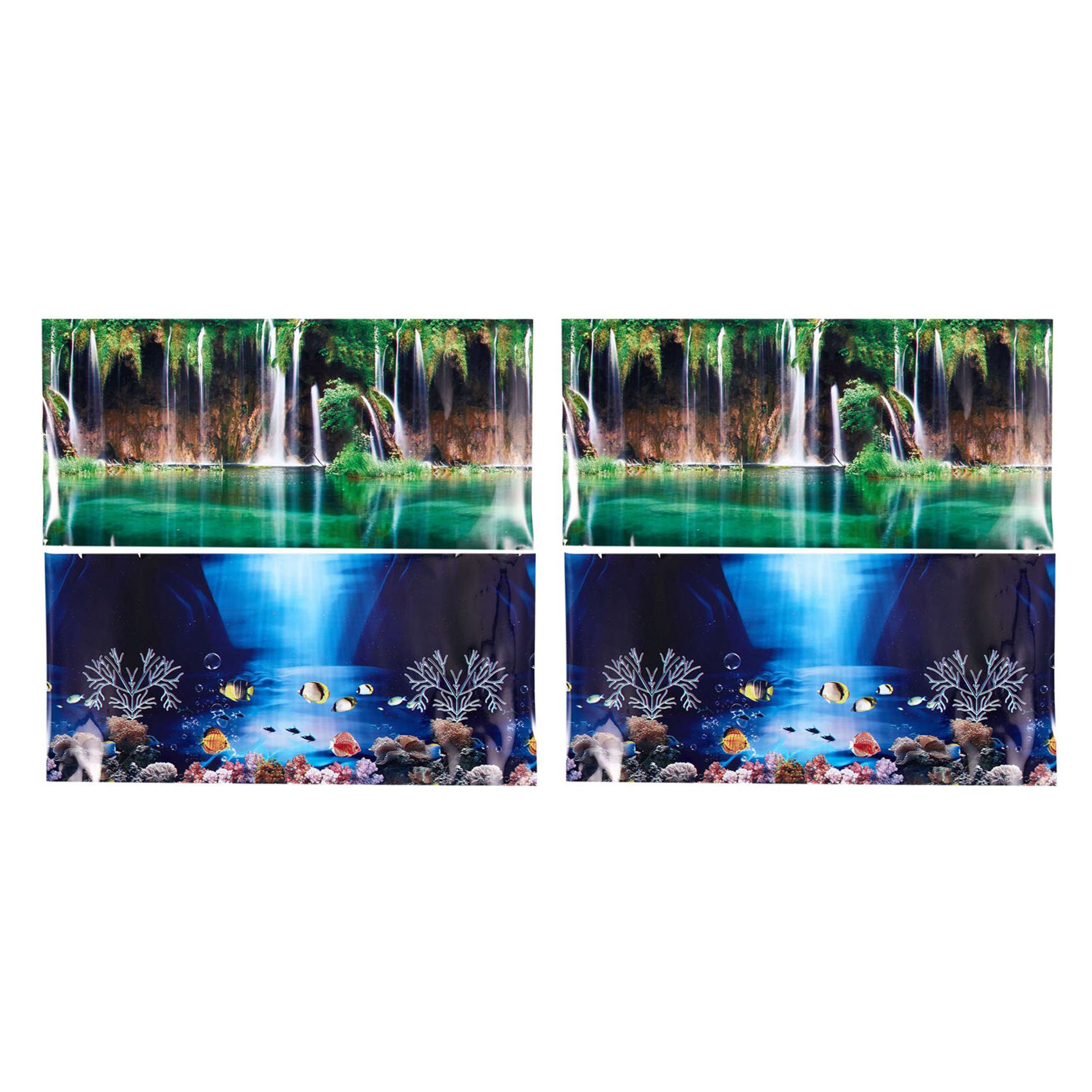 خلفية بحرية زرقاء طازجة لحوض ا - مراجعة Aquarium Fish Poster وسعره