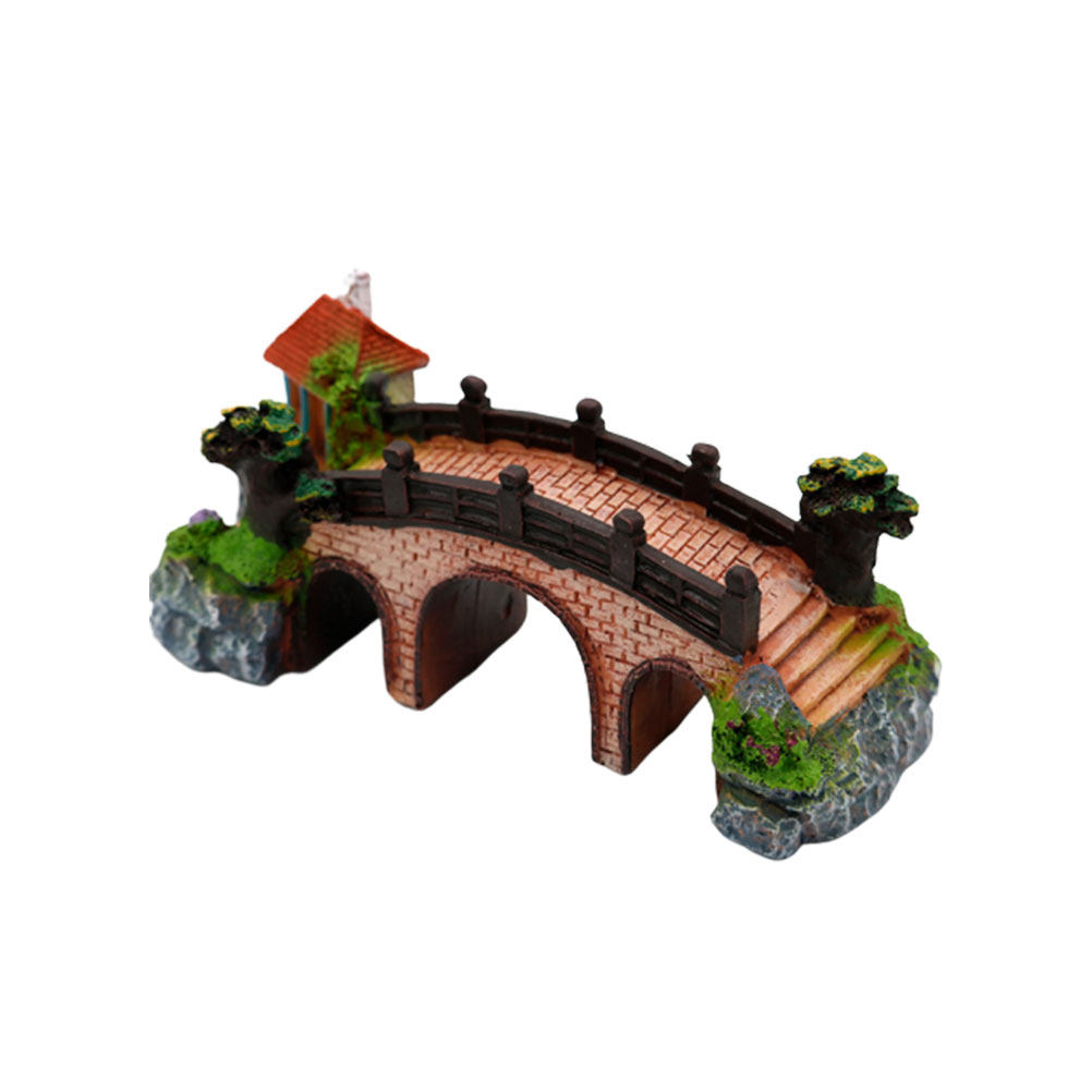 زينة حوض السمك من الراتنج بتصم - مراجعة Aquarium Fish Bridge وسعره
